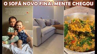 Juliana Perdomo delighted with the new sofa + Cleaning the old sofa + Dinner at her parents' house