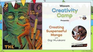 How to create a suspenseful manga page with Gigi Murakami -- Wacom Creativity Camp 2024