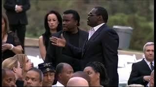 Tatiana Thumbtzen at Michael Jackson's Funeral -  3rd September 2009 Forest Lawn.