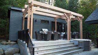 Colin & Justin build a Cedar pergola in a single day