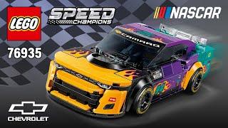 LEGO Speed Champions NASCAR Next Gen Chevrolet Camaro ZL1 (76935)[328 pcs] Building Instructions