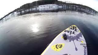 Надувная доска BIG SUP BOARD от TimeTrial. Видеоотзыв