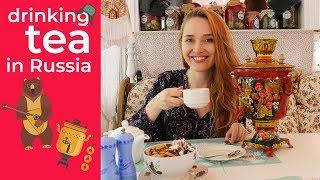 Drinking Tea in Russia (with an authentic Samovar)