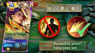 NEW META ARLOTT FLAMESHOT!! MORE OP THAN FLICKER & PETRIFY? (Must try) MLBB