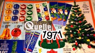 Weihnachten 1971 Quelle Versandhauskatalog Vintage