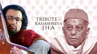 Raga Kirwani by Aarshin Karande (for Pt. Ramashreya Jha) | Guru Smaran | Ramrang