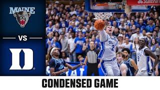 Maine vs. Duke Condensed Game | 2024-25 ACC Men’s Basketball