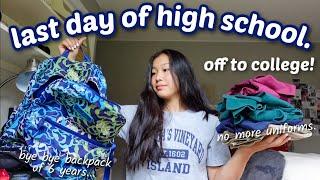 FINAL DAY OF HIGH SCHOOL. (a vlog)