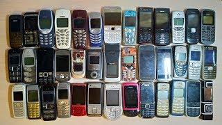 All my old NOKIA phones collection