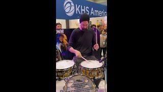 Benny Greb Sonor Snare Demo NAMM 2020 Anaheim