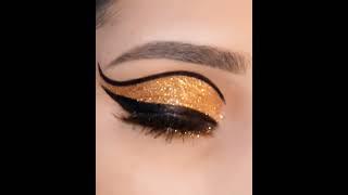 #shorts Bold Graphic Party Makeup Look || Graphic Liner || KALEEZA