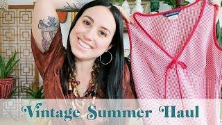 Vintage Summer Clothing Haul | Emily Vallely-Pertzborn