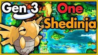 Can I Beat Pokemon Emerald with ONLY One Shedinja?  Pokemon Challenges ► NO ITEMS IN BATTLE