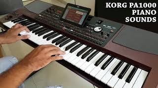 KORG PA1000 PIANO (CONCERT GRAND, ROCK, UPRIGHT)