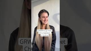 #GRWM to go meet Chris Appleton in Sydney