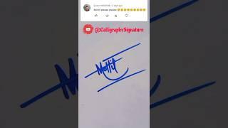 Mohit name signature style| M name signature ideas| #mohit creative signature art| #viralvideo #art