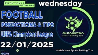 FOOTBALL PREDICTIONS TODAY 22/01/2025 PREDICTIONS TODAY | BETTING TIPS ,#betting@sports betting tips