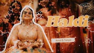BEST HALDI CEREMONY 2025 | DESTINATION WEDDING | AMOL + TANYA | CANDID CLICK PHOTOGRAPHY