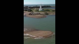 A new island has formed off the coast of England - The half-acre isle is fully visible at low tide