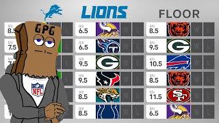 FULL Detroit Lions 2024 Preview: Win Total Floor & Ceiling