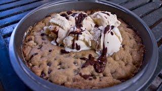 Easiest Deep Pan Chocolate Chip Pizookie | Rookie With a Cookie