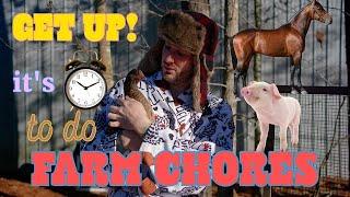 Farm Chores with Matt Mathews | Meet the chickens | Farm Life | Farm Chores