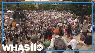 No Kings Day protests in Louisville attract thousands