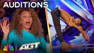 Amadou 'Lastic Boy's MIND-BENDING Contortion Has The Judges SCREAMING! | Auditions | AGT 2025