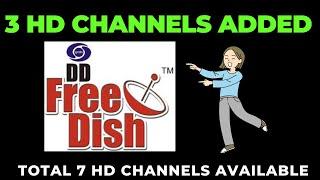 DD Free Dish New Update Today!3 HD Channels Added|Total 7 HD Channels Available!DD Free Dish!