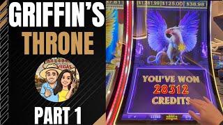 Griffin's Throne Grand Slot - PART 1 -  at Choctaw Casino's Durant Oklahoma - Very fun slot!