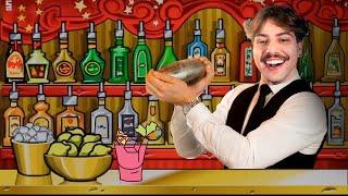 Virei barman por um dia e fiz drinks tóxicos pros meus clientes