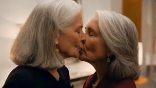 OLDER WOMEN OVER 50 in LOVE | Lesbian Kissing Video