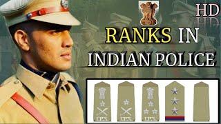 Indian Police Rank and Insignia Explained |State police Ranks |Commissionerate System Ranks in Hindi