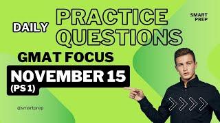 GMAT Quant | Practice Question (GMAT Club) November 15 | GMAT Quant Practice Questions