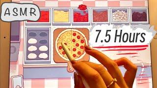  iPad ASMR - Making Pizza for 7.5+ HOURS (No Ads) - Clicky Whispers