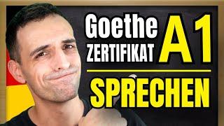 Goethe Zertifikat A1 SPRECHEN | How to pass the oral part. | German A1 Goethe Exam