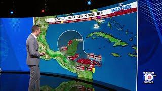 Tropical update: 6 a.m. forecast