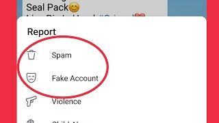 How To Report Spam & Fake Account in Telegram Channel