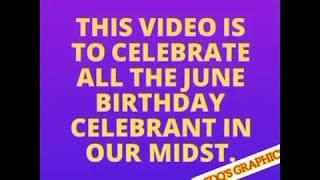 Happy Birthday to June Celebrant