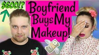 Boyfriend BUYS MY MAKEUP!!! Challenge!