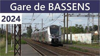 Gare de Bassens - les trains SNCF TER & TGV