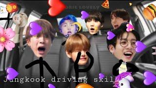 BTS - jugnkook driving  |bts animation stickman | {part.1}