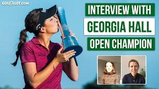 Sophie meets 2018 Women's Open Champ Georgia Hall | Golfalot Equipment Q&A