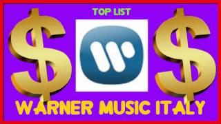 How much WARNER MUSIC ITALY made money on YouTube { In February 2016 }