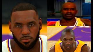 Highest Rated Los Angeles Lakers Players of All Time in NBA 2K Games! (NBA 2K - NBA 2K20)