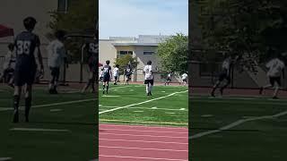 My brother playing soccer ￼