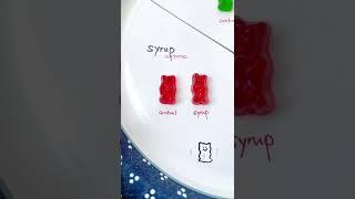 An easy experiment with gummy bears teaching OSMOSIS - the movement of water 