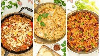 3 Delicious Rice Skillets | Easy One Dish Dinner Recipes