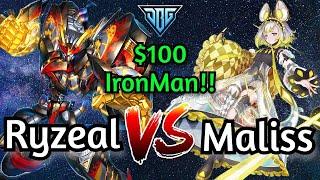 Ryzeal Vs Maliss $100 IronMan Post MAZE Yu-Gi-Oh!