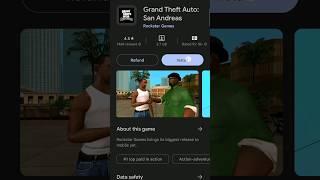 gta san andreas android downloading from play store in free #gtasanandreasmobile #youtubeshorts‍️